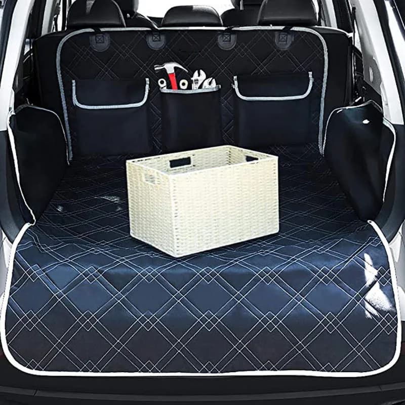 Trasportini per animali domestici Coprisedile per auto per cani Tappetino per bagagliaio Protezione per copertura in tessuto Oxford impermeabile da trasporto per gatti Trasporto di cani