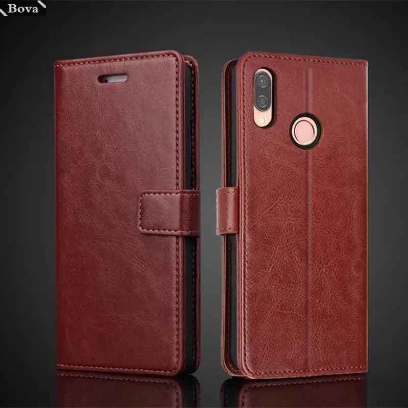 Card Holder Cover Leather Case for Huawei P20 Lite Pu Leather Flip Cover Retro Wallet Bag Fitted Case Business Fundas Coque