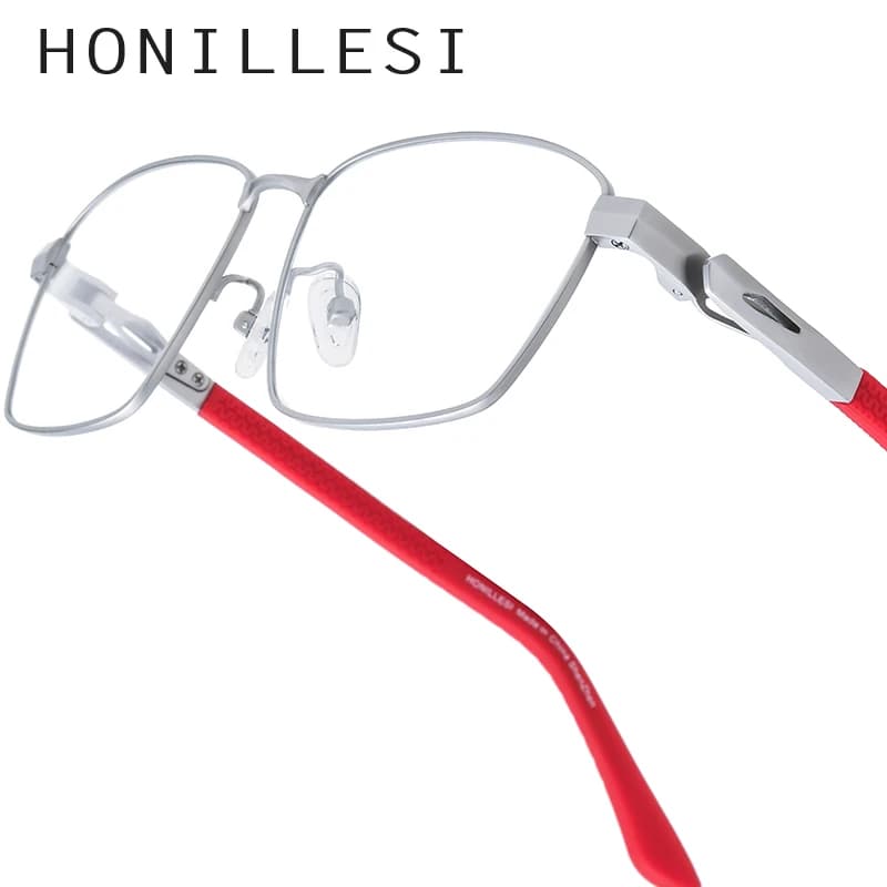 FONEX HONILLESI Occhiali da vista in titanio Telaio da uomo Designer di marca Occhiali da vista quadrati ultraleggeri Full-Rim Occhiali personalizzati giapponesi 7304