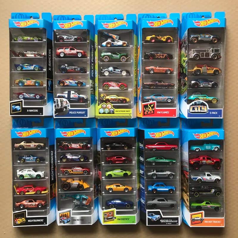 Hot Wheels Giocattoli Macchinine per bambini Collezione Supercar Set FAST Easy Model Hotwheels Regali per bambini Compleanno Scatola a sorpresa Diecast 1/64