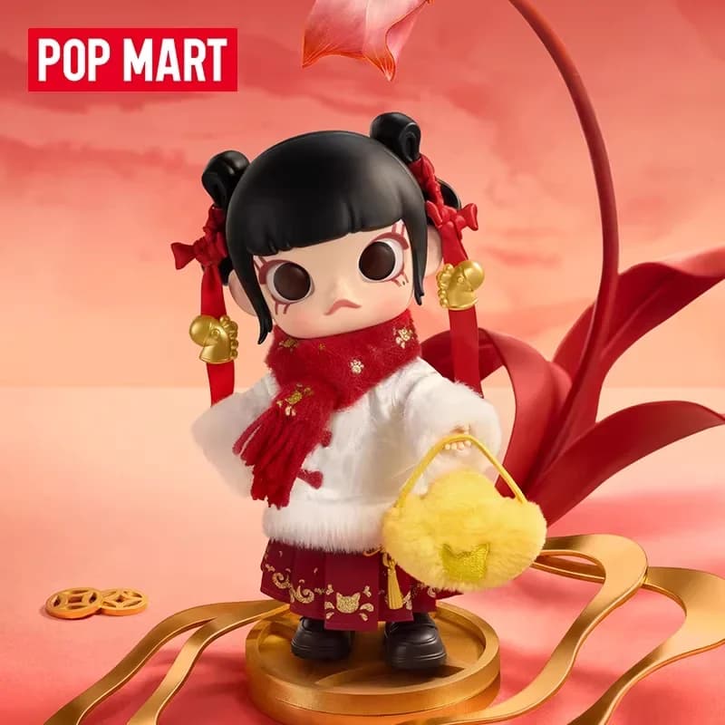 POPMART MOLLY Get Rich Quick Series 1/8 Anime Action Figure Cieco Scatola Giocattoli Scatola Misteriosa Indovina Borsa Desktop Ornamenti Collezione