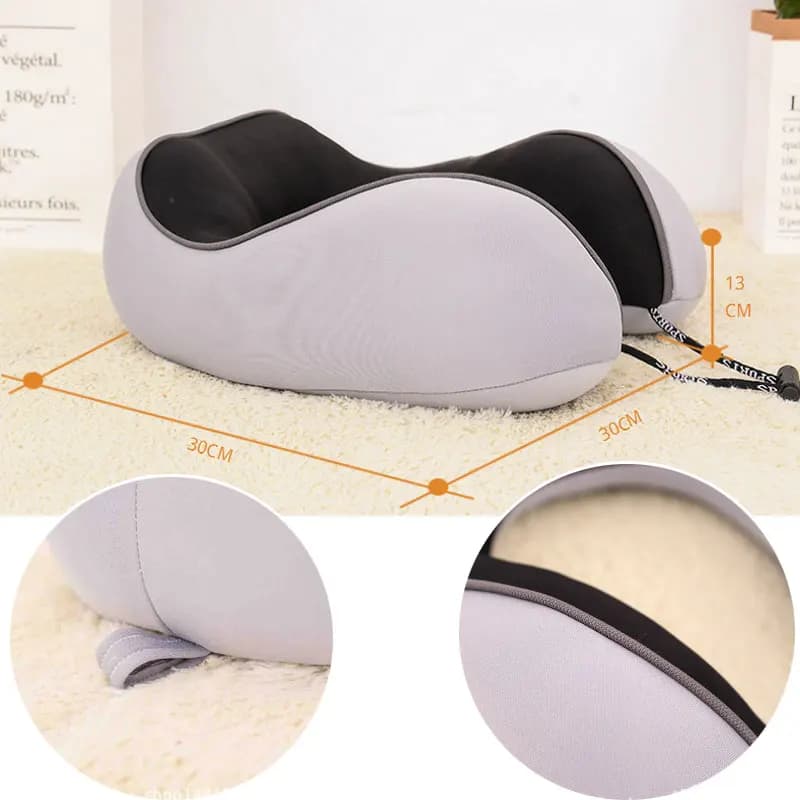Cuscino a U cuscini per il collo cuscino da viaggio morbido Memory Foam cuscino per la salute cervicale a rimbalzo lento cuscino per il sonno dell'aeroplano dell'auto dell'ufficio