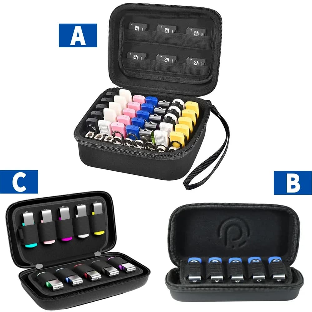 Custodia per unità flash USB Scheda SD Supporto per unità per pollice Organizzatore Antiurto USB SD SDXC SDHC Borsa per il trasporto Accessori elettronici