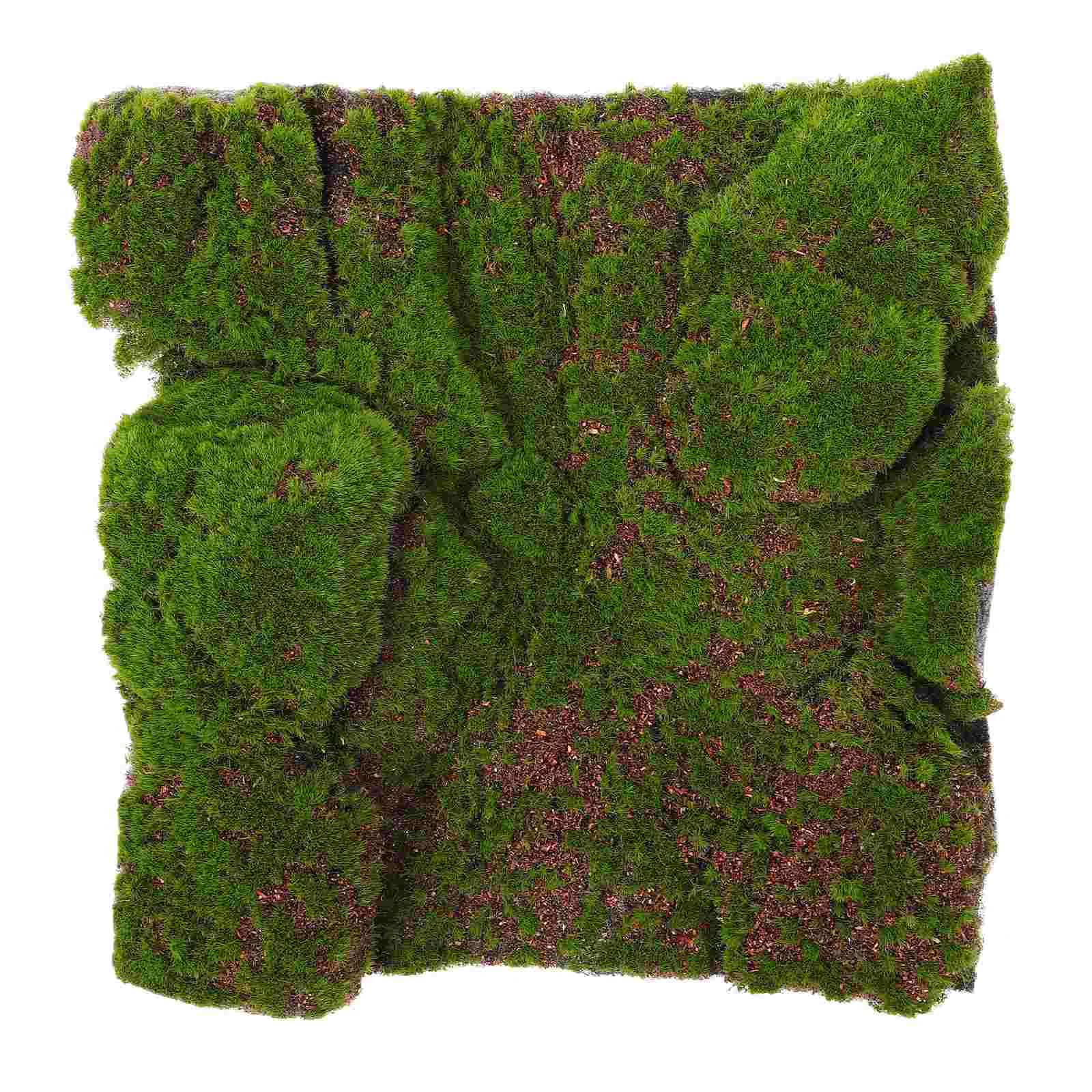 30X30Cm Realistic Fake Moss Mat Artificial Turf Garden Decor Simulation Green Moss Turf Lifelike Plastic Grass Imitation Moss