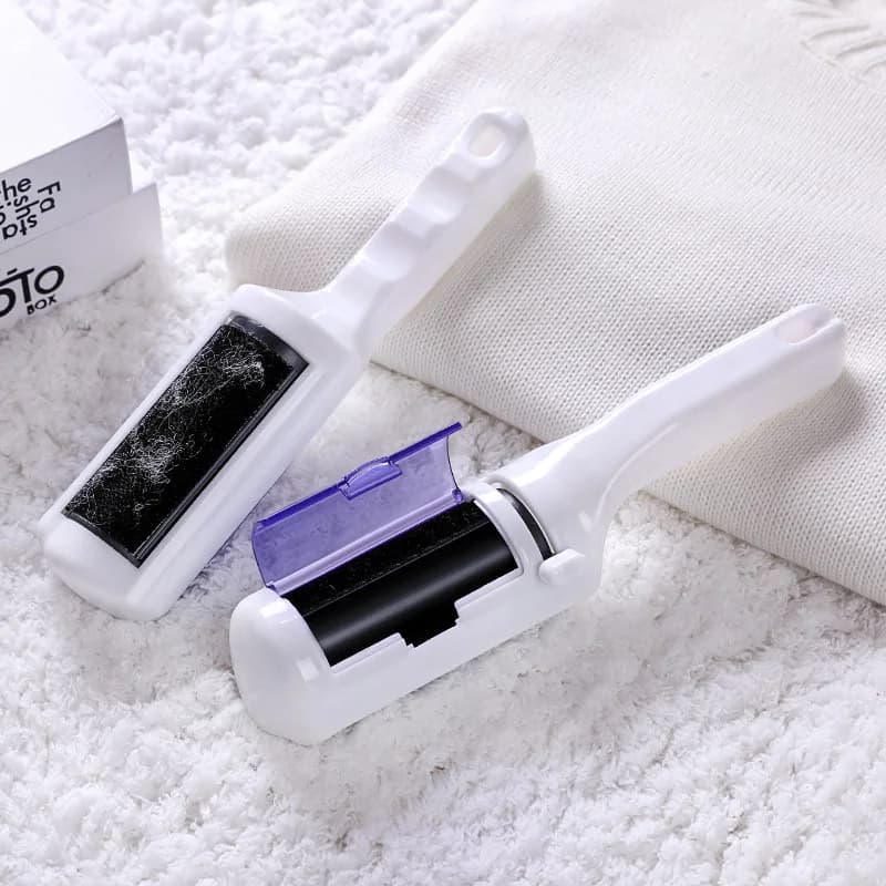 Reusable Pet Hair Remover Roller Self-Cleaning Lint Brush Portable Dog Cat Fur Remover No Refill Lint Roller for Clothes Sofa