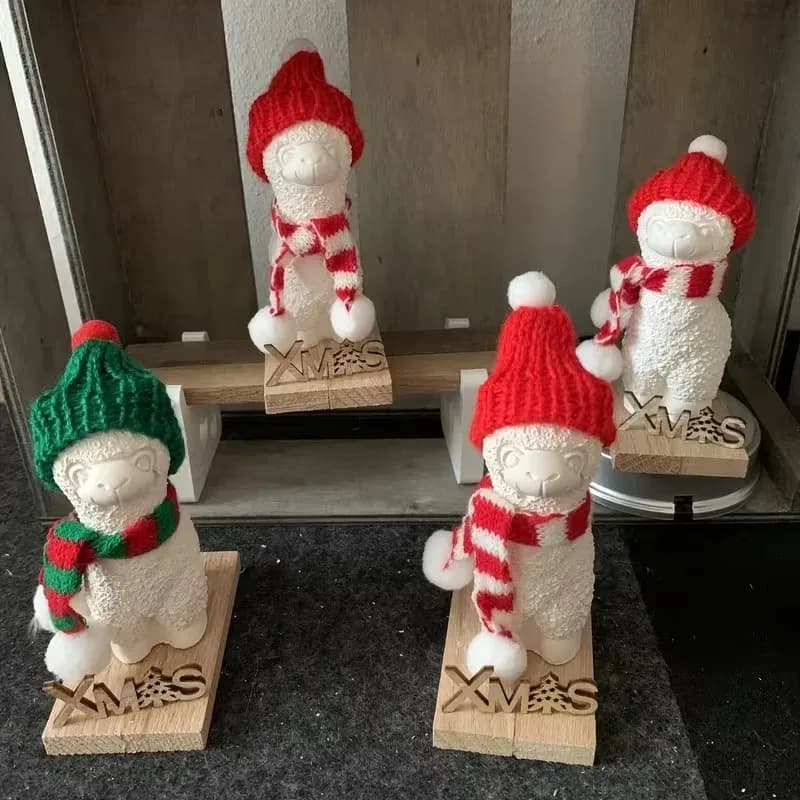 Stampo in Silicone 3D a Forma di Alpaca per Candele Profumate, Resina, Gesso, Sapone, Decorazioni per la Casa, Fai da Te