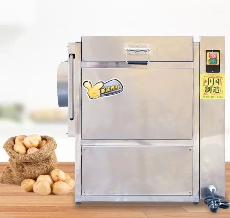 New Potato Cleaning Machine, Carrots, Sweet Potatoes and Taro with Brush for Peeling and Cleaning Fruits, Foods and Vegetables