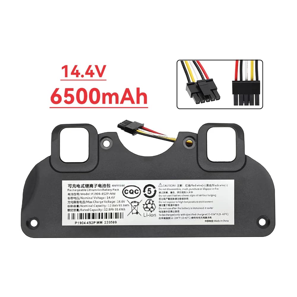 for CECOTEC CONGA 4090 4490 4590 4690 Robot Vacuum Cleaner Accessories Spare battery - 14.4V 12800mAh Replacement Battery