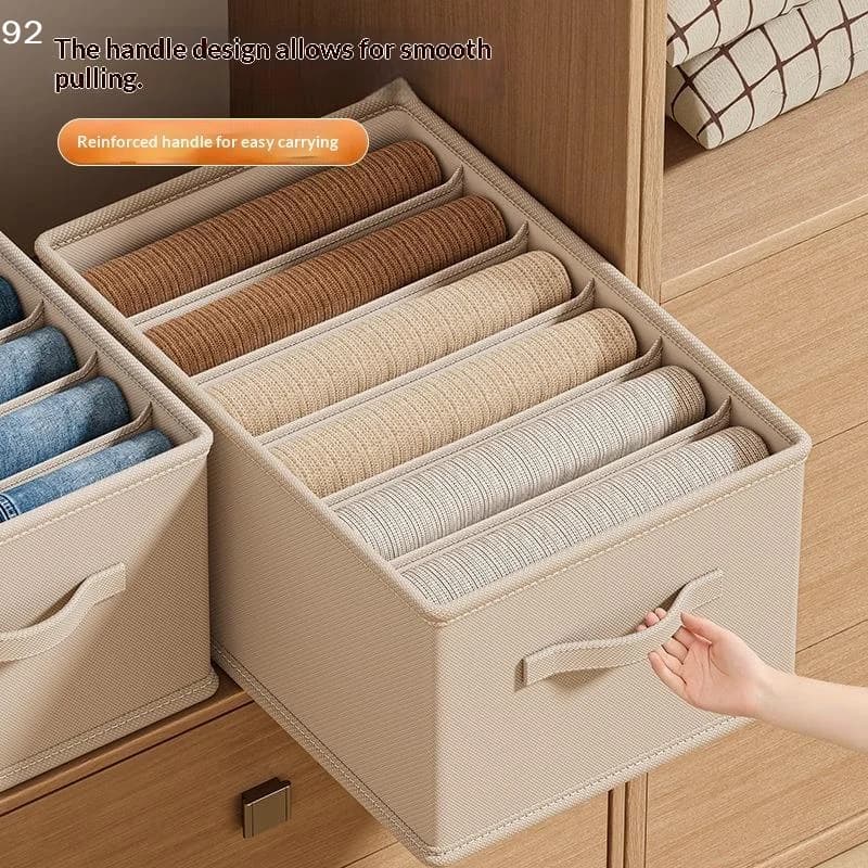 5 Grids Organizer Storage Box For Handbags With Compartments Space-Saving Dustproof Protective Bag Holder And ShelfCentury House