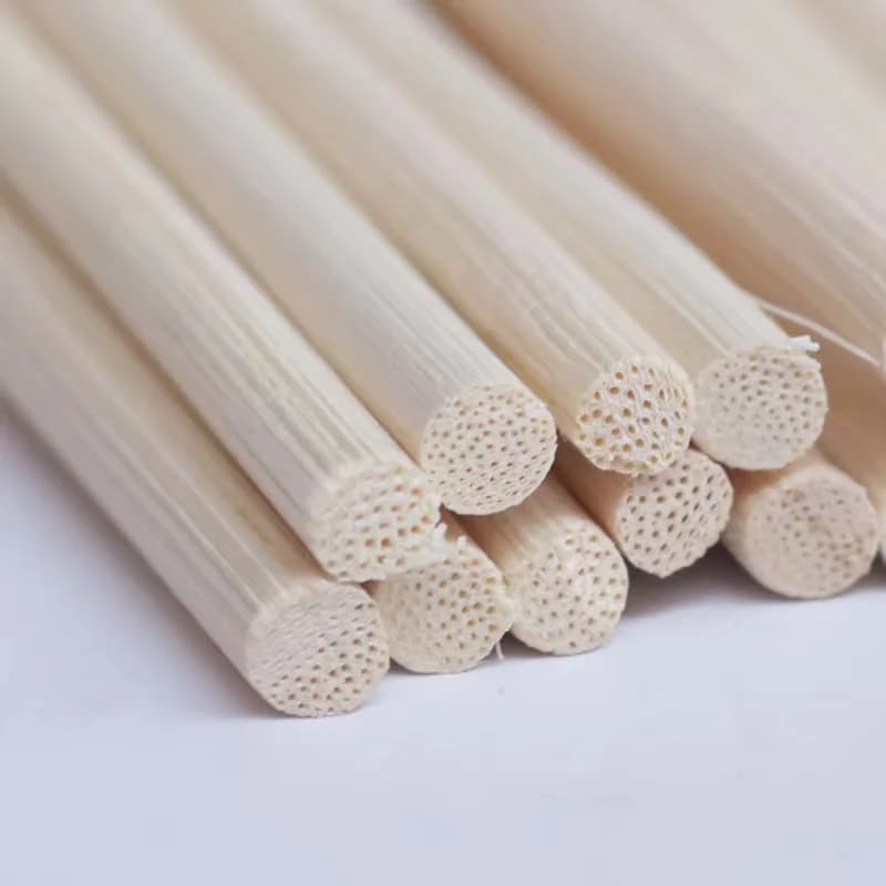 500 pz Dia 4MM X 30/25/23/15CM natura in legno Aroma bastoncini in Rattan, olio essenziale per interni diffusore a lamella Volatile accessori asta