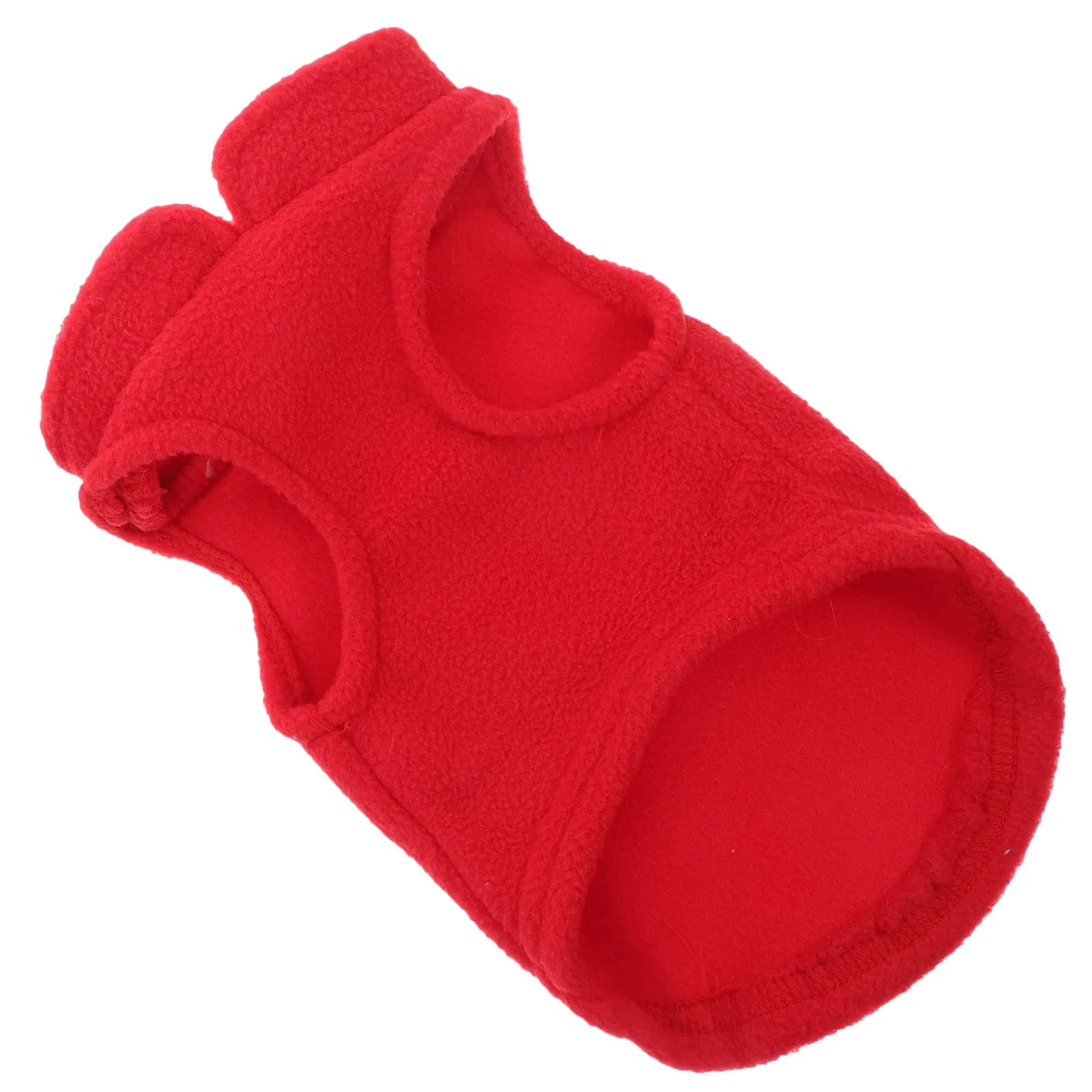 Gilet per Cani di Piccola Taglia, Tinta Unita, in Pile Caldo Invernale, Senza Maniche, con Anello a D per Guinzaglio, Abbigliamento Comodo per Cuccioli
