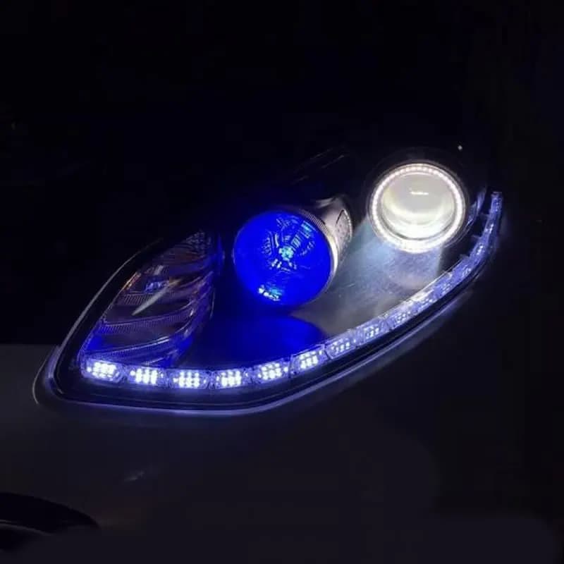 Customized Full LED Headlights For Kia KX5 2016-2019 Bi-xenon Projector Lens Front Lamps With DRL