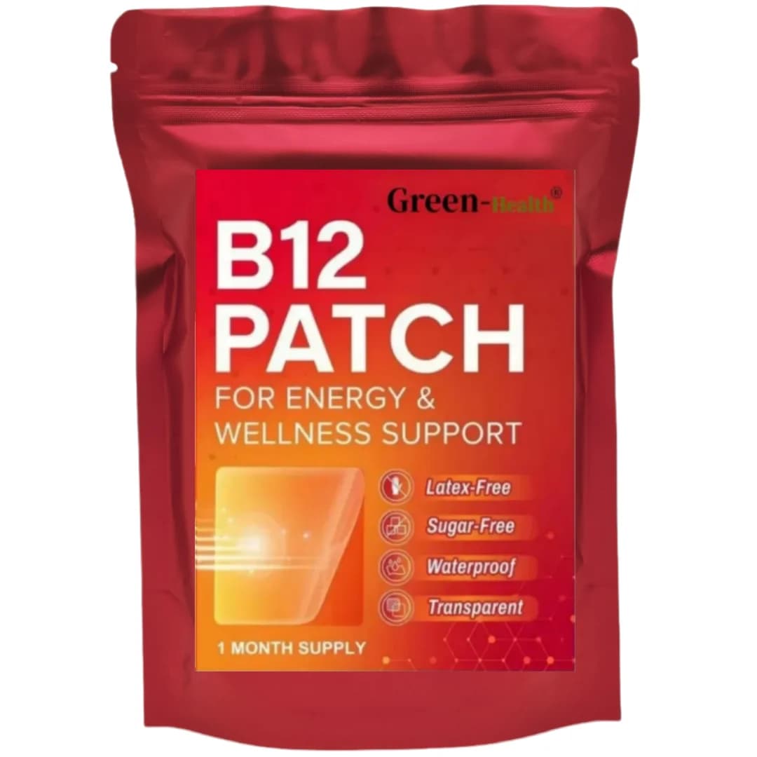 Patch B12 giornaliera Miscela naturale autoadesiva transdermica 30 pezzi per 1 mese Fornitura di cerotti di vitamina B12
