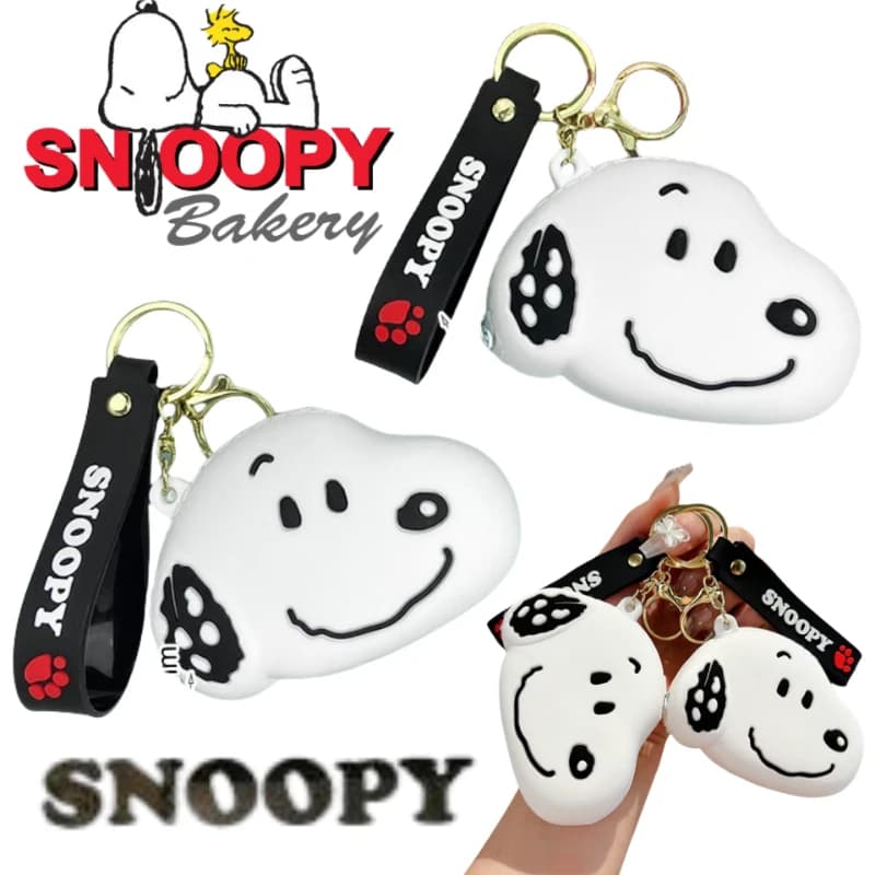 New Snoopy Creative Keyring, Mini Wallet, School Backpack Decoration, Decorative Pendant, Refined Gift