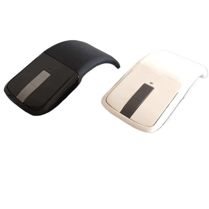 Folding wireless bluetooth mouse second generation touch curved personalized business office mouse usb optical mouse