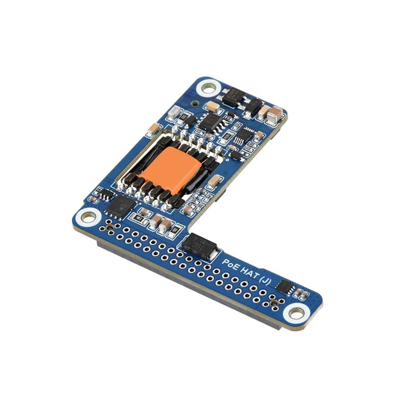 PoE PoE+ HAT (J) for Raspberry Pi 5 CM5 Isolated Switched-mode Power Supply 5V 5A Output with Stable Performance