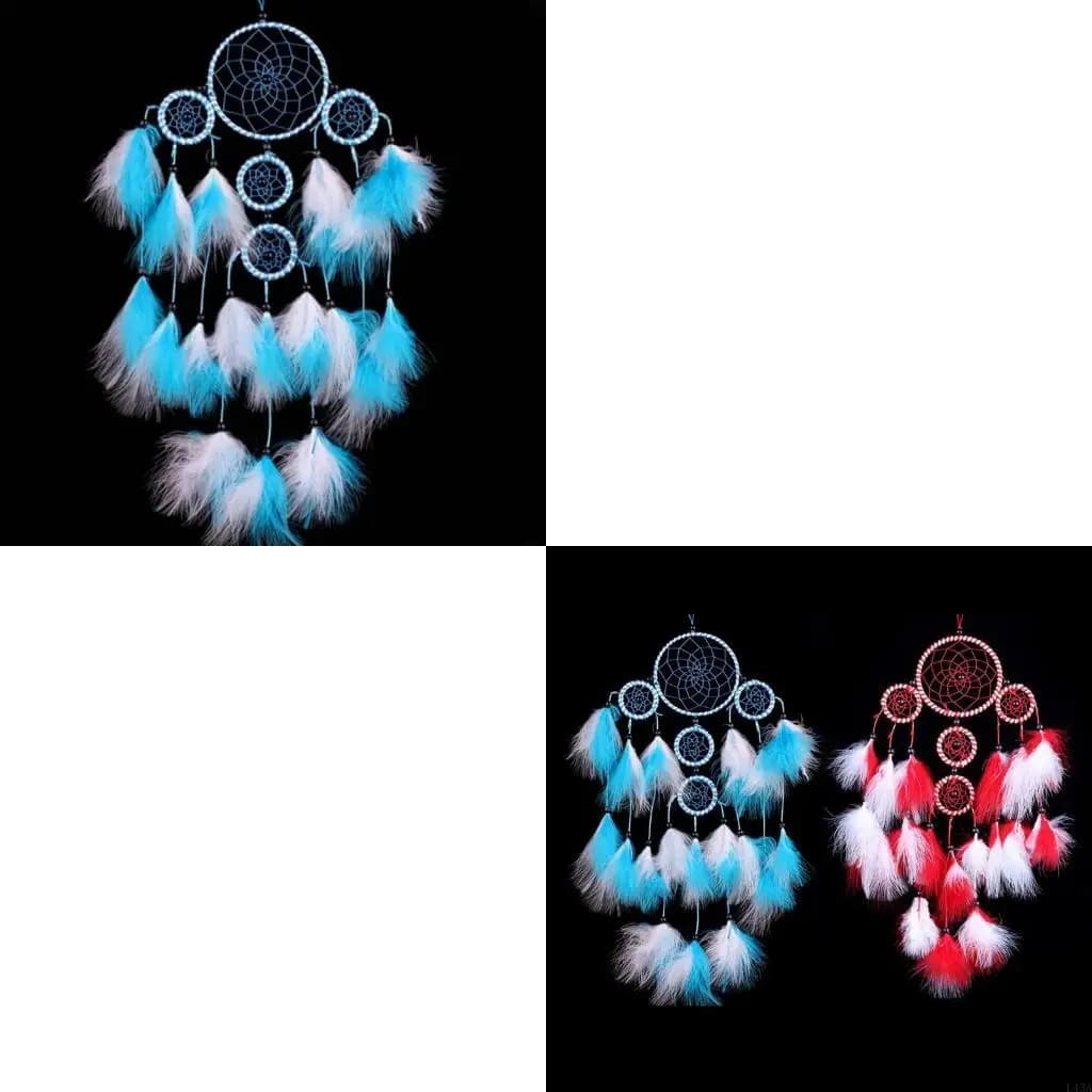 L43A Dreamcatcher Nordic Bedroom Decoration Wind Pendant Indoor Gift Durable for Adult Kids Bedroom Wall Hanging Decor
