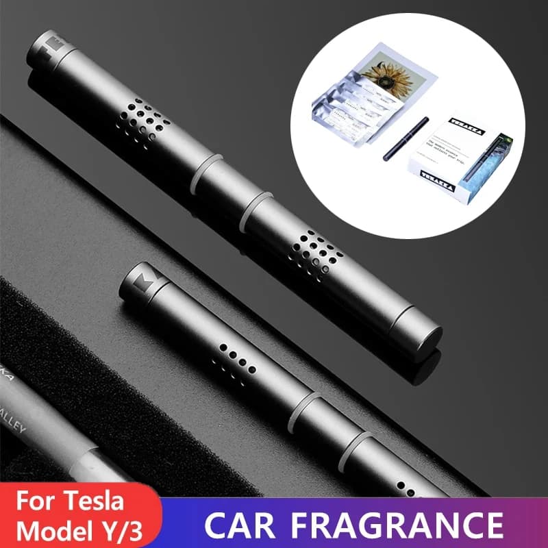 Deodorante per ambienti Modello 3 2021-2025 Modello Y 2017-2024 Cruscotto per auto Profumo Invisibile Design sottile Parte di sfiato per aria condizionata per auto