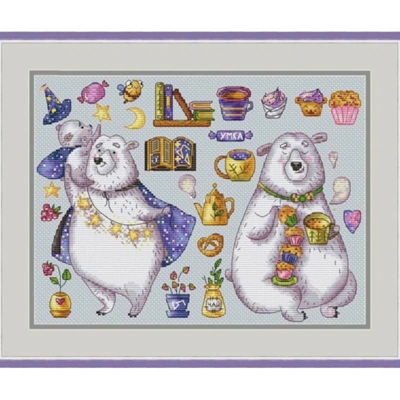 4882 ross Kit punto Set per ricamo Punto croce Punto croce Kit completo Stich Set punto croce Ago Arti e mestieri
