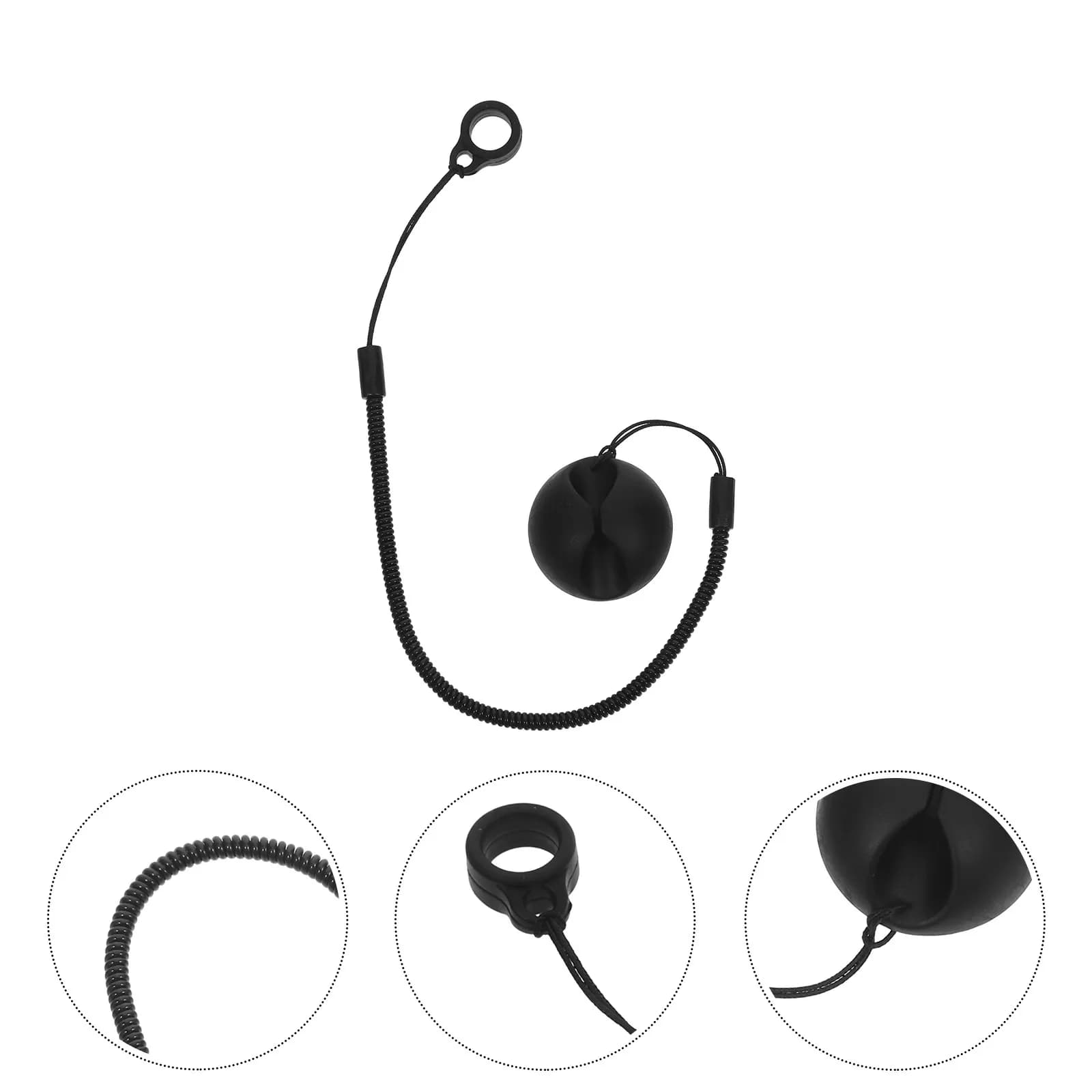 2 Pezzi Cordino Retrattile per Stilo, Anello in Silicone Antiscivolo per Penna Touch, Supporto per Tablet, Disegno, Scrivania, Blocco Appunti