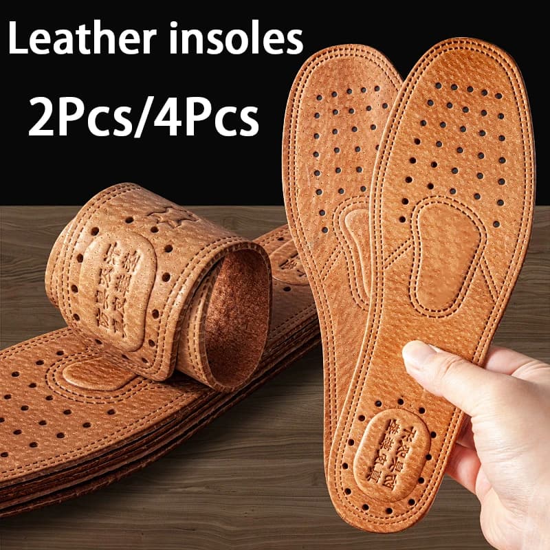 2Pz/4Pz Anti-Odor Leather Solettes for Shoes, Breathable and Comfortable Suits for Men