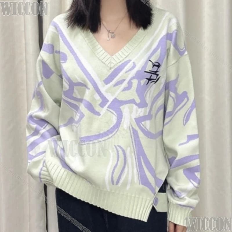 Maglione Lavorato a Maglia Xavier Love and Deepspace Sylus Fireworks Origin Path to Spring, Outfit Quotidiano, Comic Con, Halloween, Festival, Fantasia