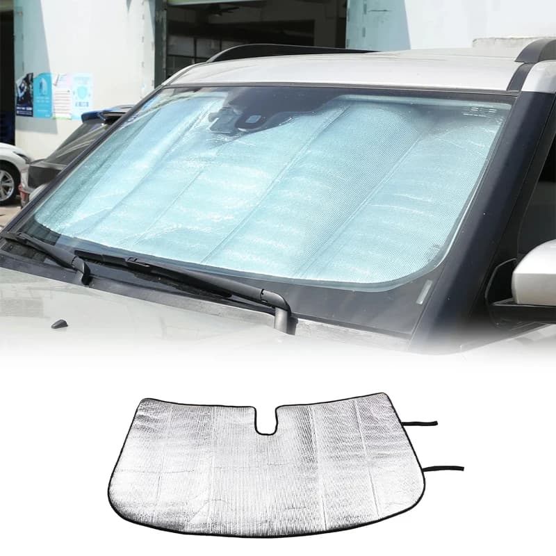 Front Windshield Heat Insulation Sunshade Mat For Land Rover Discovery 4 2014-2017 Interior UV Protection Accessories