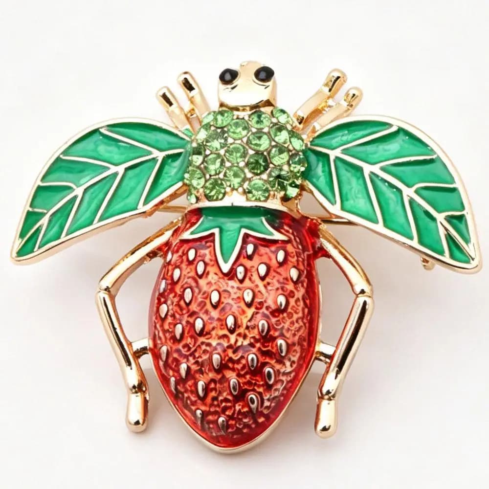 High Quality Stylish Vintage Little Bee Brooch Pop Cute Badges Men Women Jackets Schoolbag Accessories