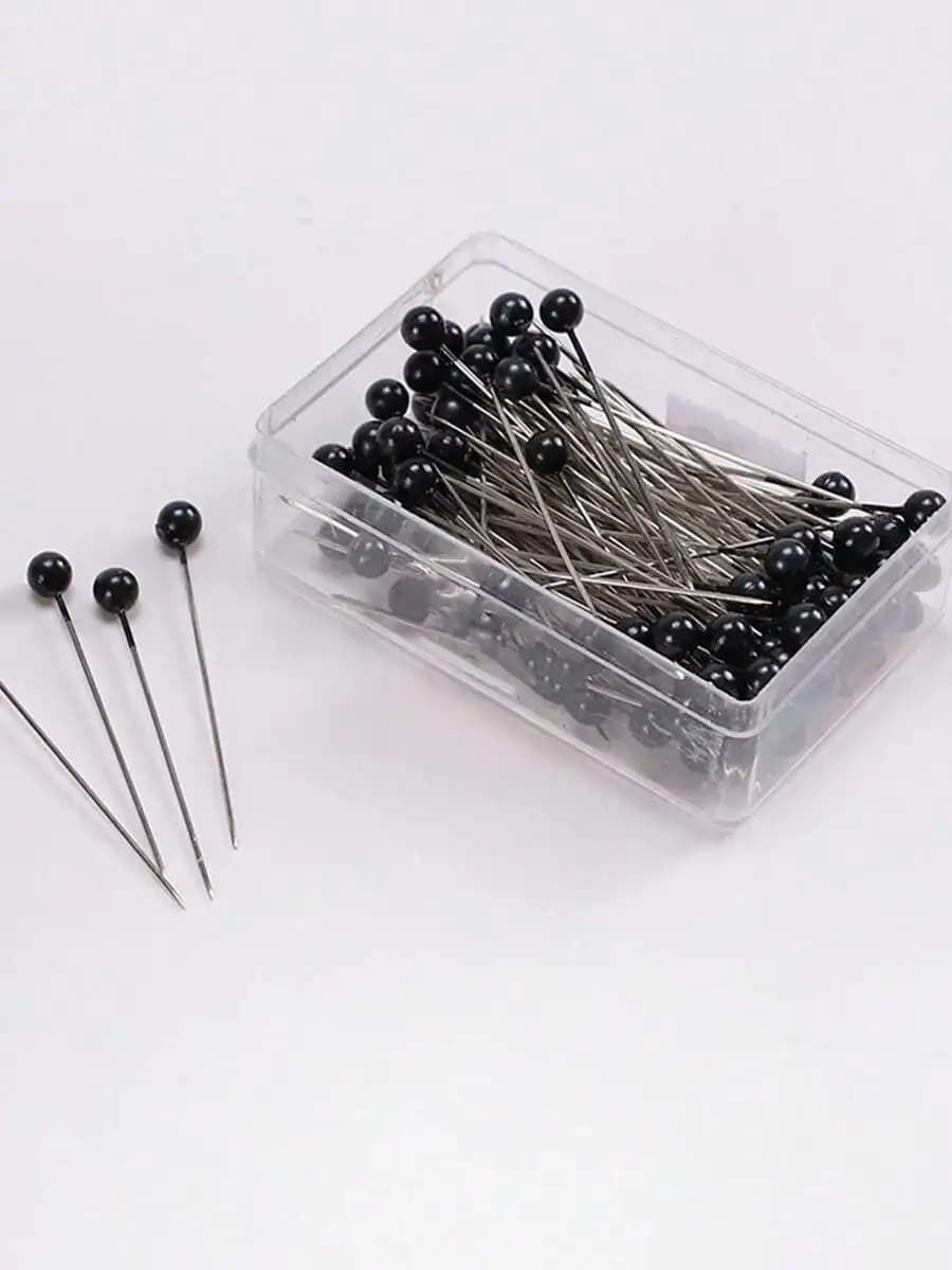 A Box Of Hijab Pins Women Head Scarf Accessories Women Scarves Holder Fashionable Brooch, Beach Towel