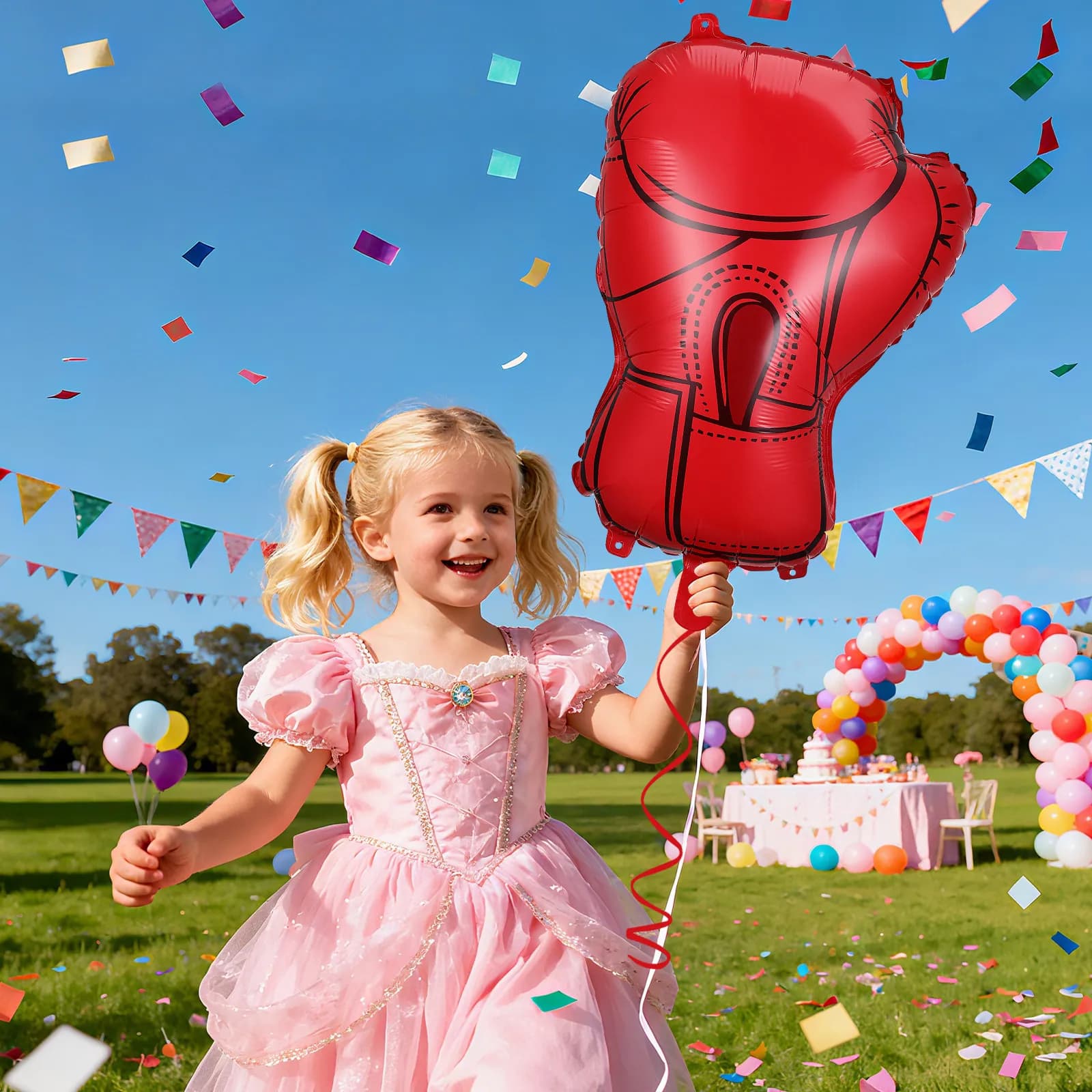 10 Palloncini a Forma di Guantoni da Boxe in Alluminio, Decorazioni per Feste di Compleanno Sportive, Palloncini Gonfiabili a Tema Palestra e Wrestling per Uomini