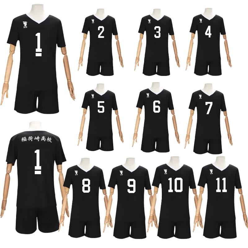 Anime Haikyuu!! Miya Atsumu Osamu Sportswear Inarizaki High School Volleyball Team Uniform Kita Shinsuke Rintaro Suna