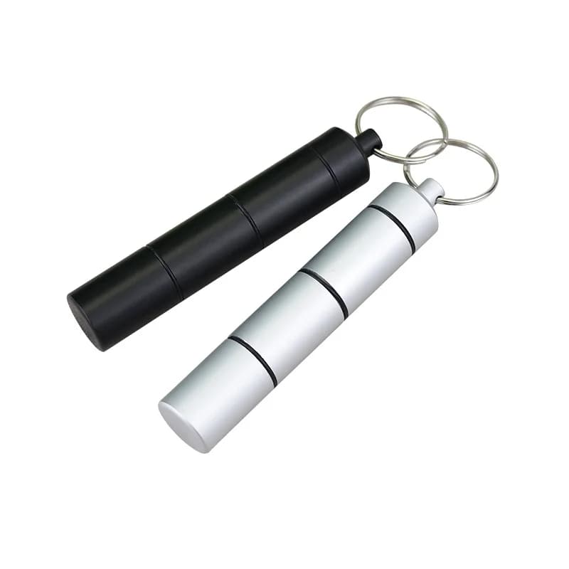 Mini Portable Waterproof Aluminum Shower Enclosure 3 Grills Time per Day Organizer Tablet Travel Medicine Vitamin Fish Oils