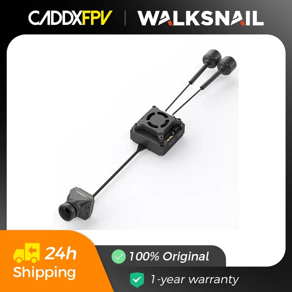 Walksnail Avatar GT FPV Kit Max 2W VTX Giroscopio 1080P/100fps Trasmissione di immagini digitali Visione notturna Sensore Starvis II per Drone Fpv