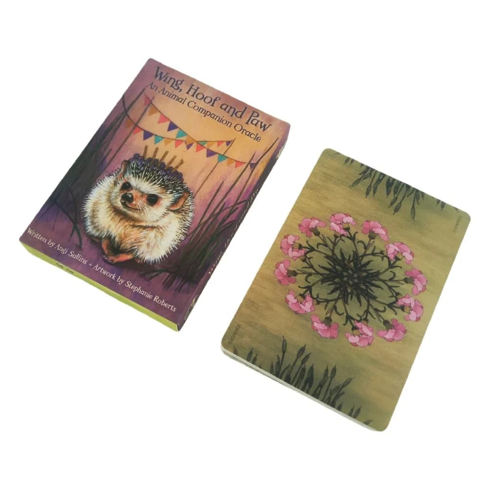 Parodia ad ala e zampa Oracle Un compagno di animali Oracle 44 carte da 10,4 * 7,3 cm