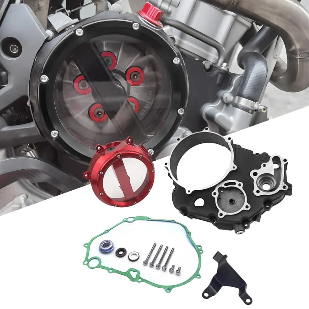 Copertura Trasparente Frizione Moto Protezione Motore Per Honda CRF250L CRF300L CRF 250L 300L RALLY CM300 REBEL 300