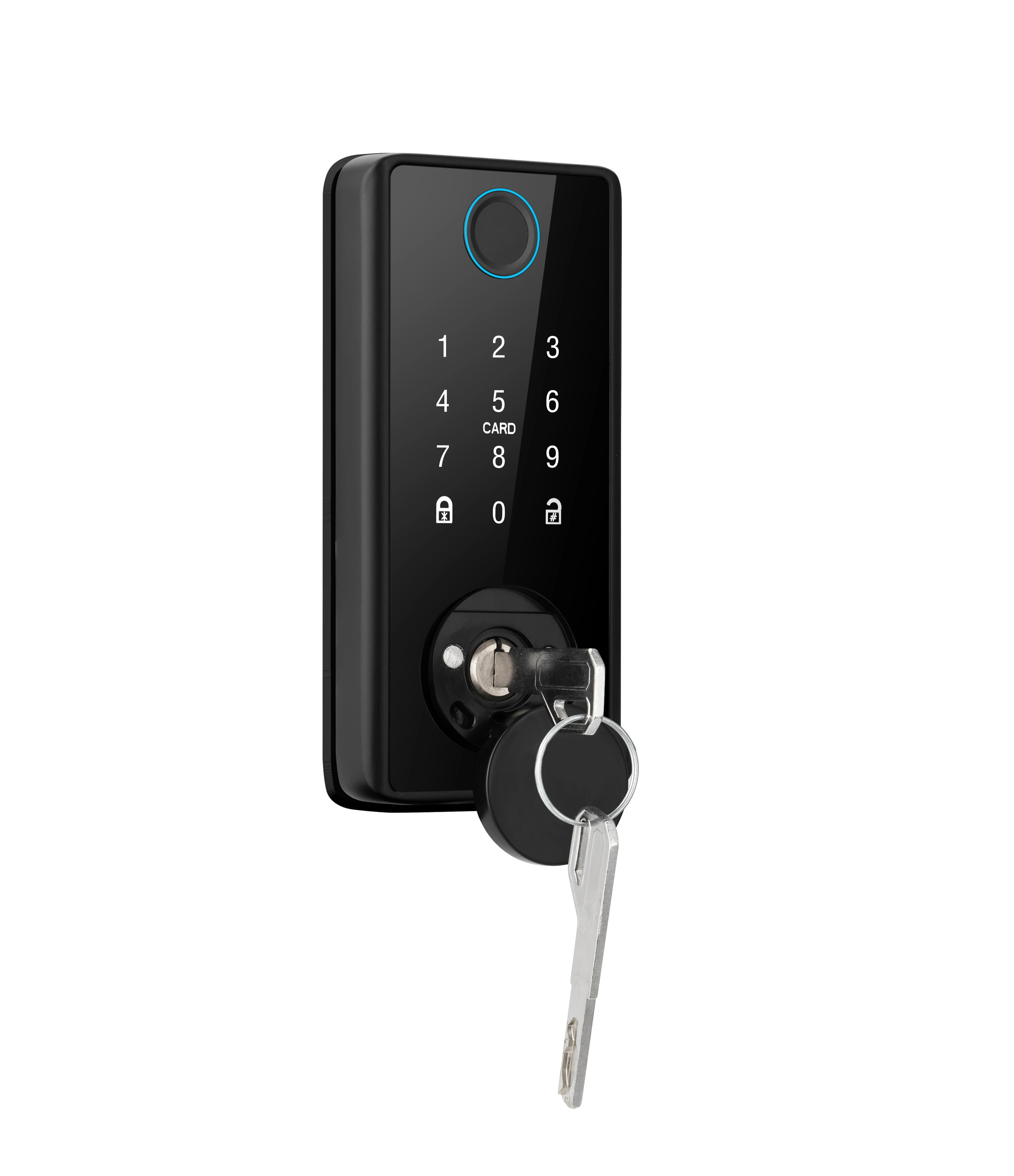 Digital Smart Door Lock for Wood Doors Zinc & Aluminum Alloy Cloud WiFi Tuya App Fingerprint
