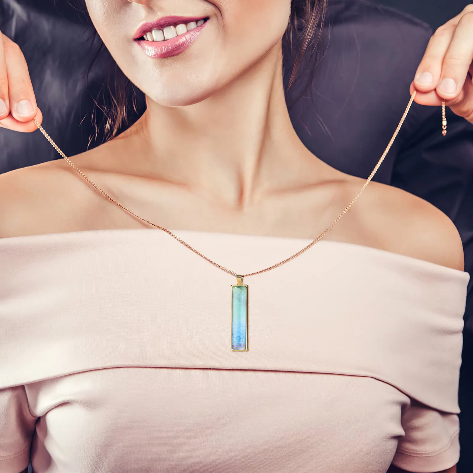 15 Pezzi Basi Rettangolari per Ciondoli, Charms in Metallo Grezzo per Creazioni Fai-da-Te, Forniture per Realizzazione di Collane e Bracciali