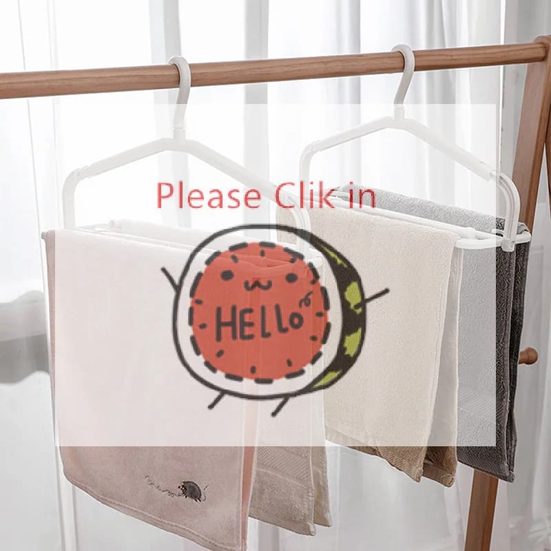 Appendiabiti Pieghevole in Plastica con Clip Salvaspazio, Scalabile per T-shirt, Vestiti, Cappotti, Asciugamani - Accessorio per Armadio Domestico
