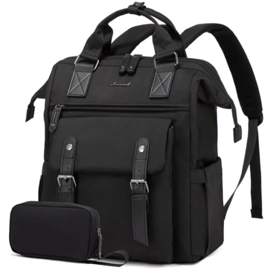 Laptop Backpack for Women, Work Business Backpacks Purse, Large Capacity Teacher Nurse Bag Work Travel Computer Backpacks, Coll