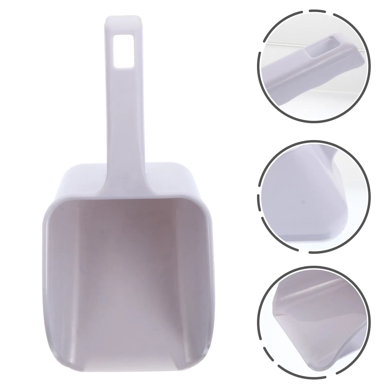 1 Pezzo Paletta per Farina Pratica con Manico Ergonomico, Ideale per Cucina e Casa, per Riso, Frutta Secca, Cubetti di Ghiaccio, Lucida e Sicura