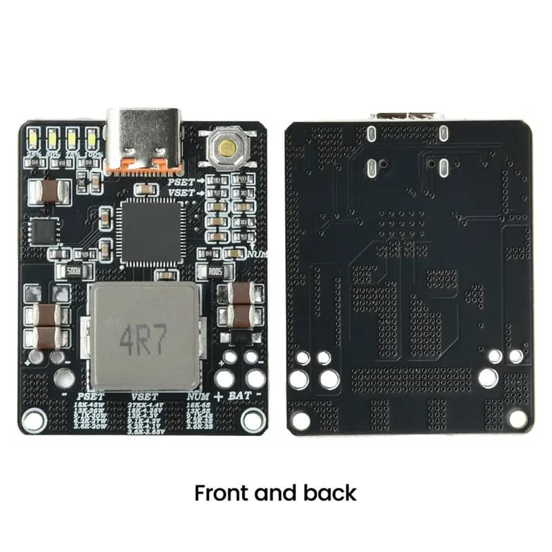 DT21 Type-C USB Lithium Battery Charging Module 4S BMS, 18W 2A QC Fast Charge with Temperature Protection for DIY Power Bank