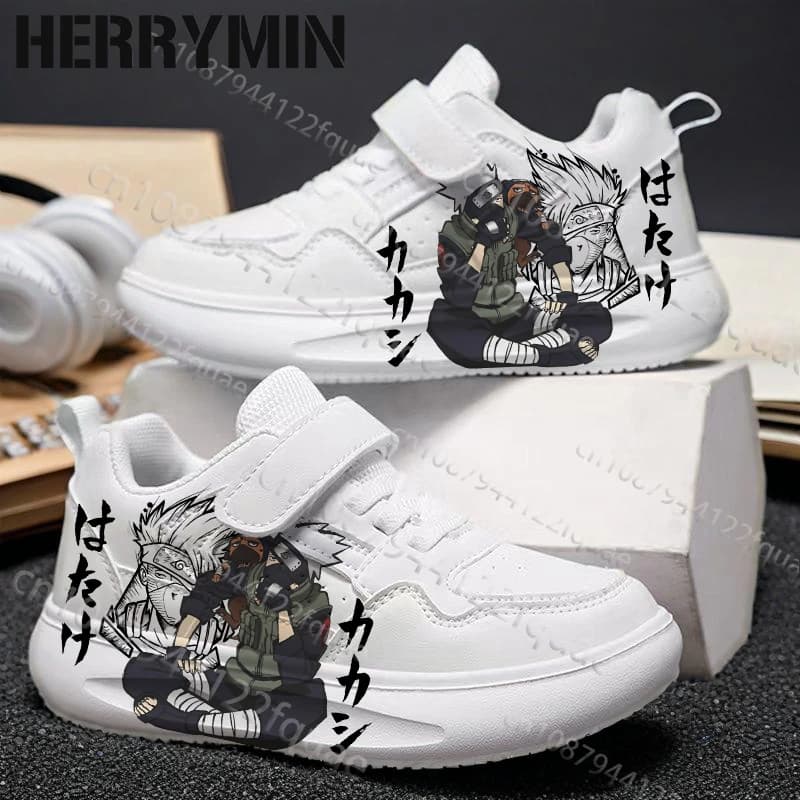 NARUTO Sneakers per ragazzi e adolescenti Hatake Kakashi Stampa 3D Nuovo modello Stivali da trekking resistenti e impermeabili Taglia 28-39 Regalo selezionato
