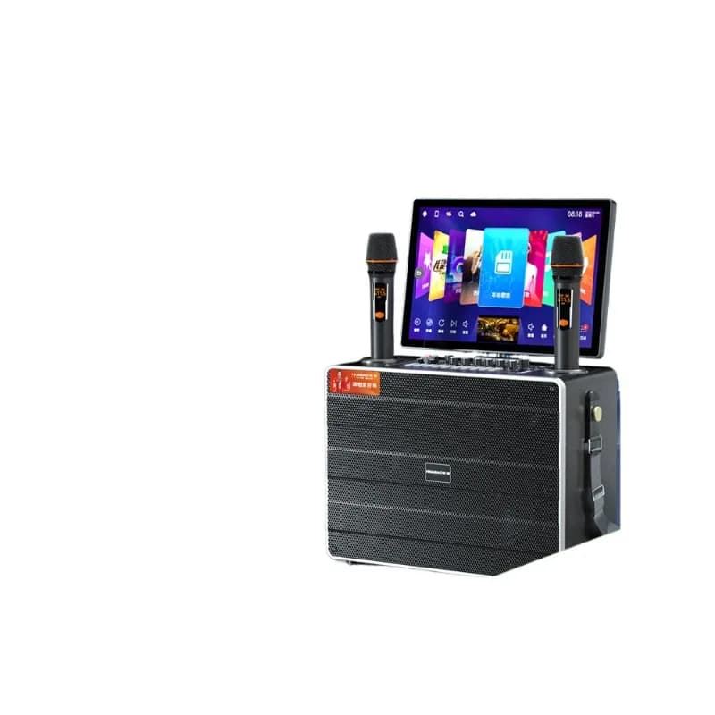 Square dance audio with display screen outdoor singing k song karaoke all-in-one machine