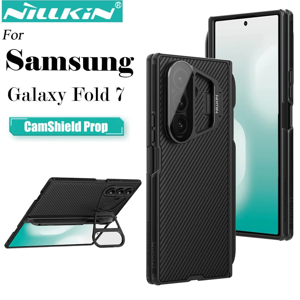 Custodia Flip Cover Nillkin per Samsung Galaxy Z Fold 7 Custodie per telefoni Flip Lens Supporto per fotocamera Custodia protettiva posteriore (versione S Pen)