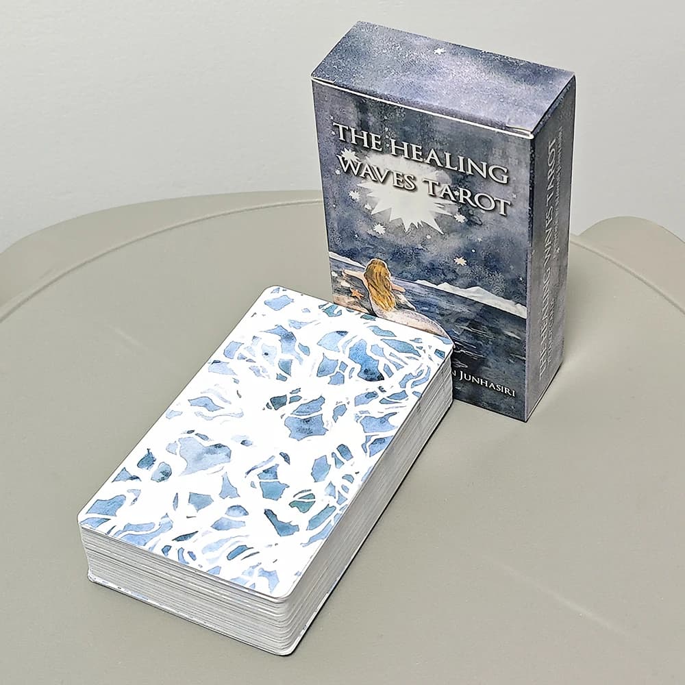 10.3*6cm Healing Waves Tarot 78 Pcs Tarot Cards Combine The Healing Aspect of Mother Nature and Art Into Artwork