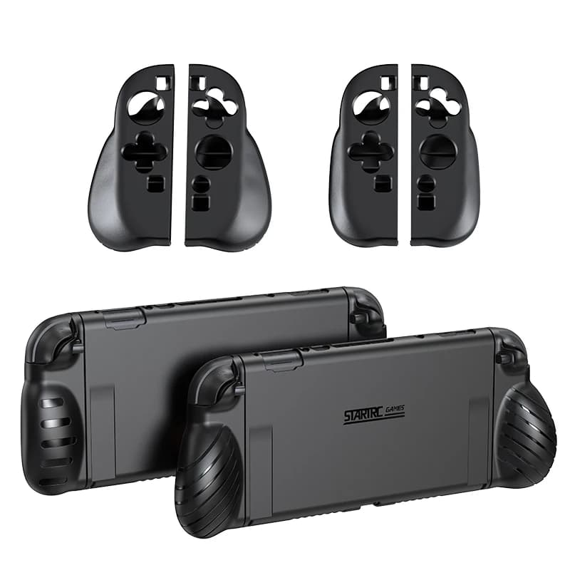1 set Custodia protettiva per Switch 2 Grip Shell per Switch 2 Accessori per console di gioco Custodia in TPU per PC per controller Nintendo Switch 2