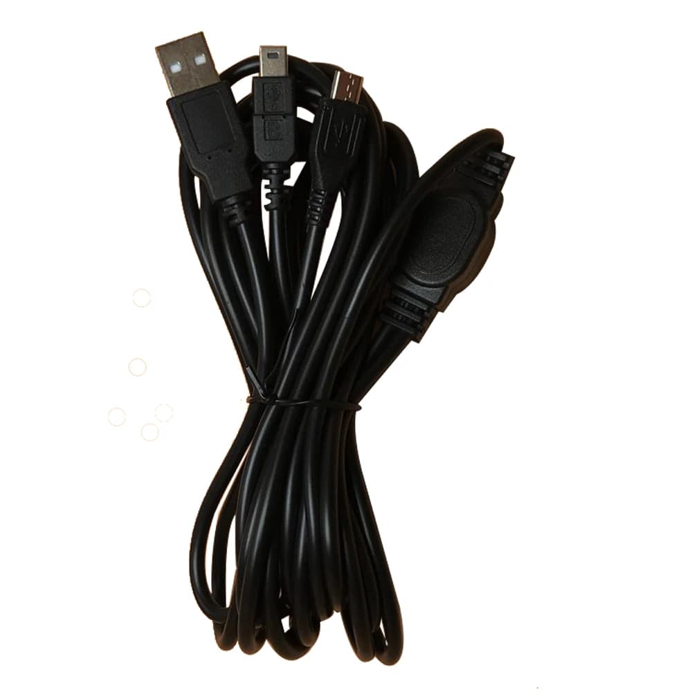 Cavo di ricarica USB da 3,5 m 2 in 1 Caricatore USB da gioco per PS3 Per controller di gioco wireless con maniglia PS4