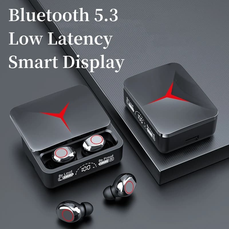 In-ear Bluetooth Earphones TWS Low Latency Gaming Noise Cancellation HiFi Headsets Sports Earbuds Waterproof Smart Control M90