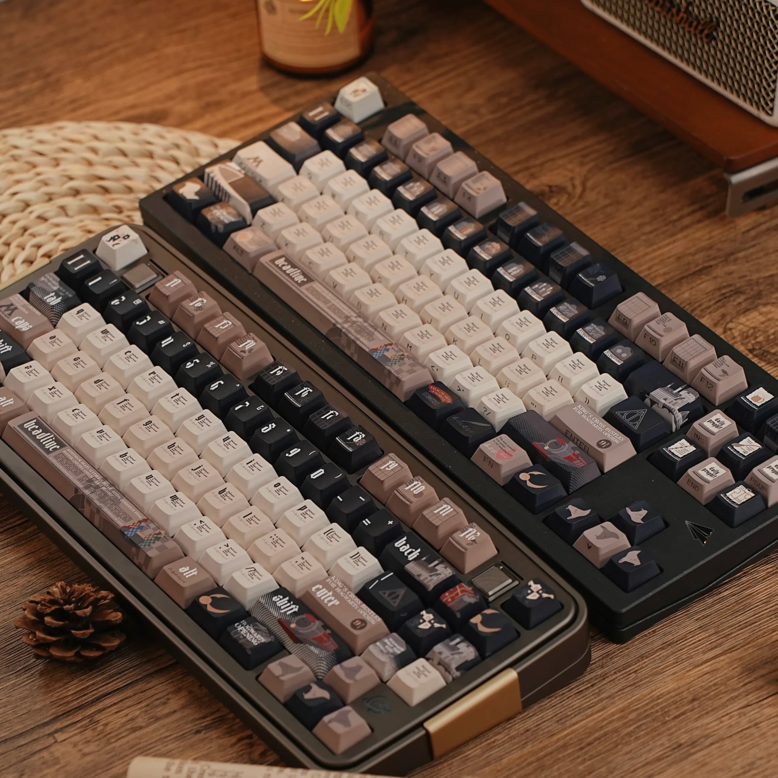 130 tasti Profeta Diario Gioco Copritasti Cherry PBT Trasmissione laterale incisa Copritasti personalizzati di alto valore per tastiera meccanica