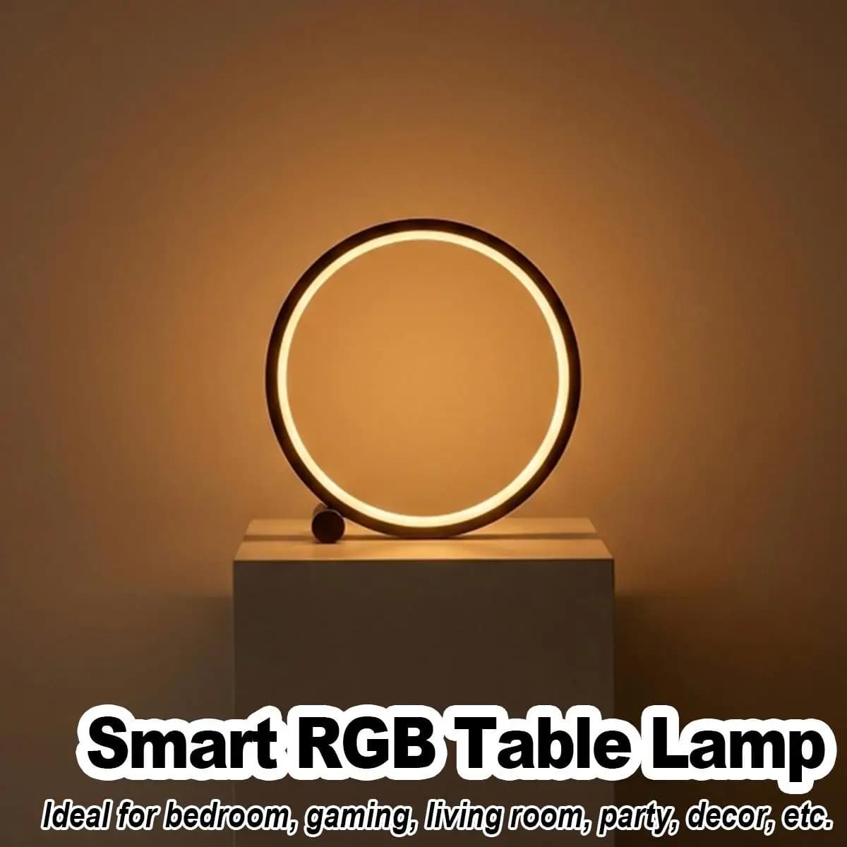 Lampada da Tavolo Intelligente con Sincronizzazione Musicale, Dimmerazione Continua, Illuminazione d'Atmosfera USB, Decorazione per Scrivania e Camera, Regalo per la Casa
